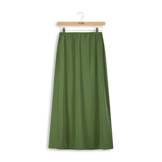 point satin aline slip skirt