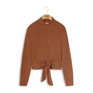 Point crossover wrap top