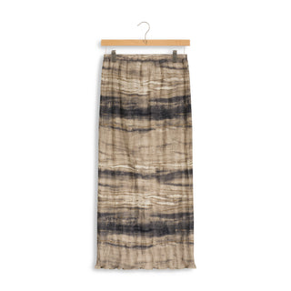 element plisse maxi column skirt