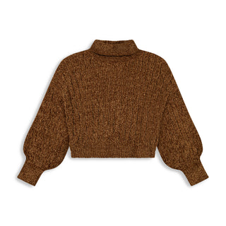 point chenille turtleneck