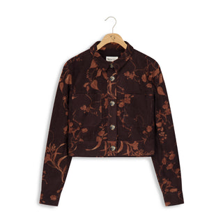 hd printed corduroy jacket