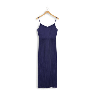 element sleeveless plisse dress