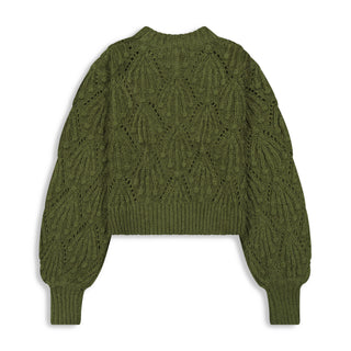 km diamond stitch sweater