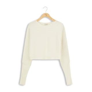 cinnamon dolman cropped pullover