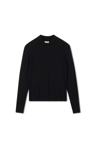 Point Knit Mandarin Top