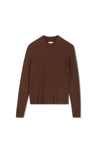 Point Knit Mandarin Top