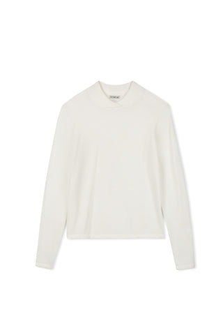 Point Knit Mandarin Top