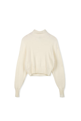 Point Chunky Dolman Sweater