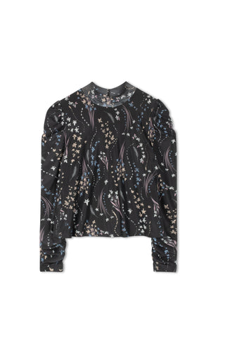 OFD Mesh Puff Sleeve