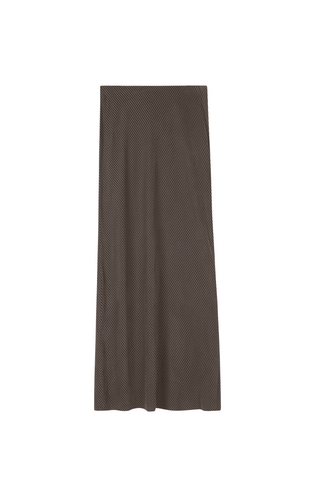 Point Brushed Straight Slip Skirt