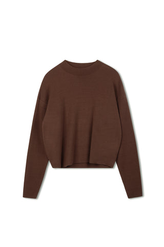 Point Drop Shoulder Sweater