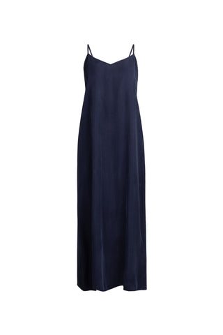 Point Satin A-line Slip Dress
