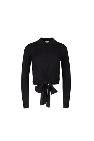 Point Mandarin Wrap Top