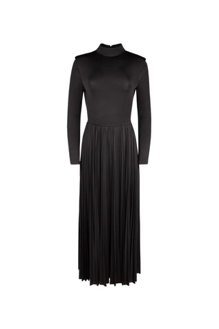 Ceremony Padded Shoulder Dress