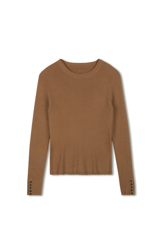 Point Scallop Knit Sweater