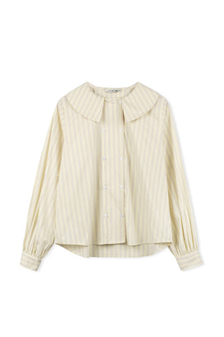 Point Double Breasted Button Up