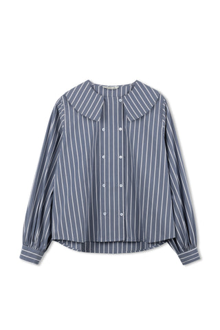Point Double Breasted Button Up