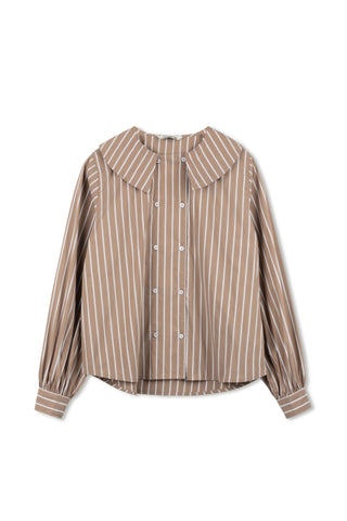 Point Double Breasted Button Up