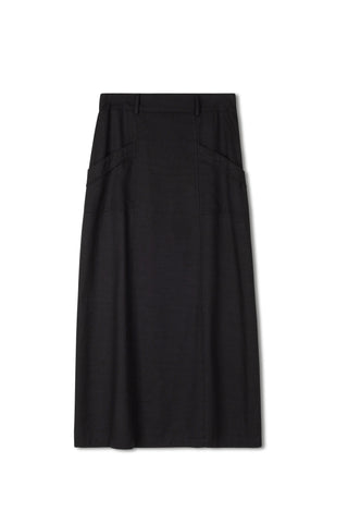 Point Twill Pocket Skirt