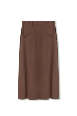 Point Twill Pocket Skirt