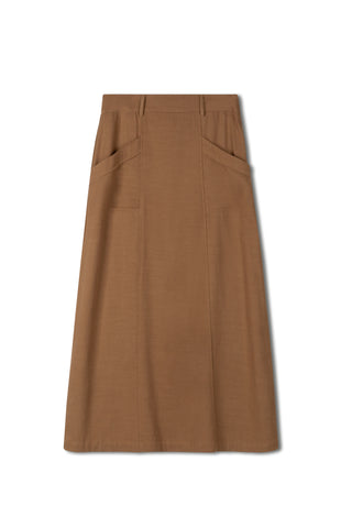 Point Twill Pocket Skirt