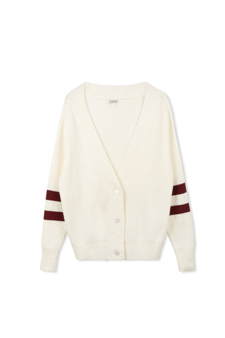 Point Chunky Knit Oversized Sweater