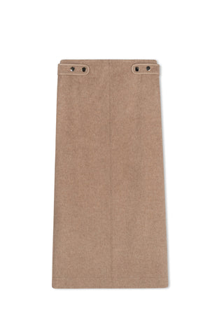 Ceremony Wool Straight Skirt