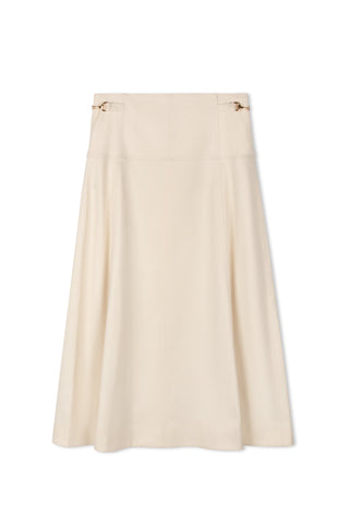 Ceremony Side Buckle Yoke Skirt