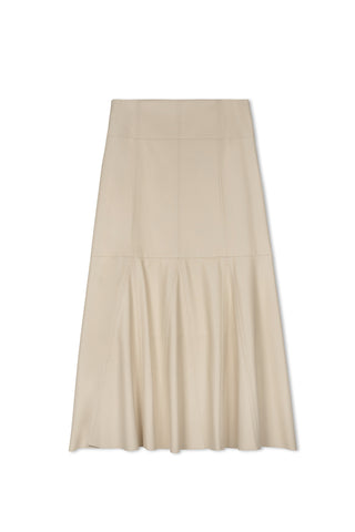 ceremony pu godet skirt