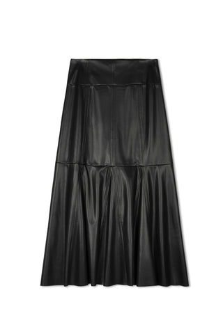 ceremony pu godet skirt