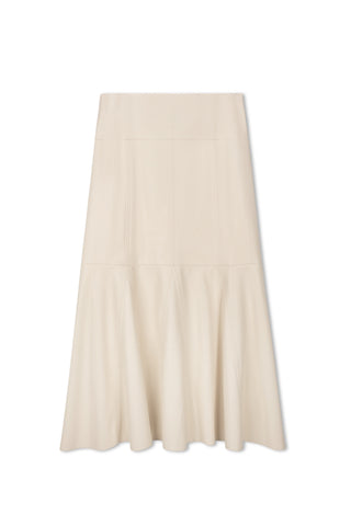 Ceremony PU Godet Skirt