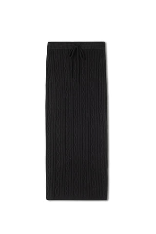 Point Brushed Cable Skirt