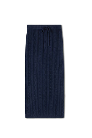 Point Brushed Cable Skirt
