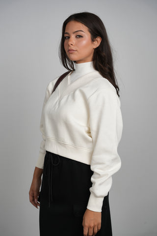 Point Sweats V-neck Sweatshirt