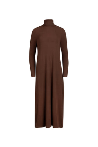 Point A-line Turtleneck Dress