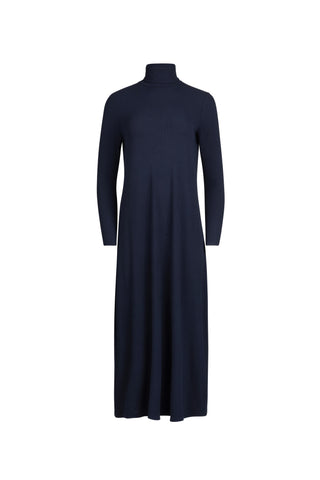 Point A-line Turtleneck Dress