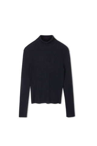 Ceremony Turtleneck Braid Sleeve Top