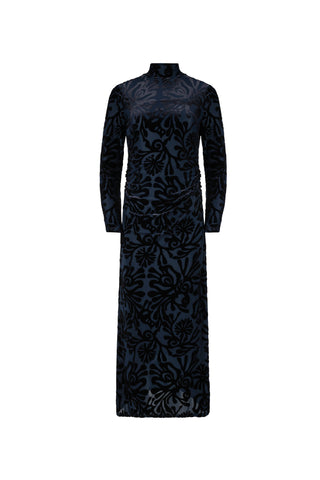 Ceremony Mockneck Rouched Dress