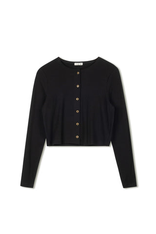 Point Jersey Rib Classic Cardi