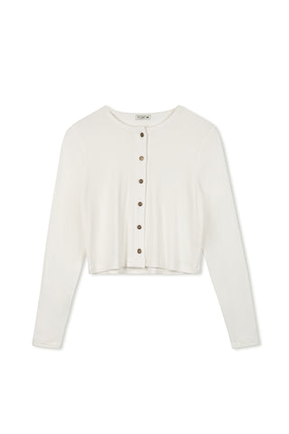 Point Jersey Rib Classic Cardi