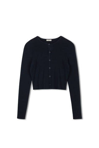 Point Knit Cropped Cardi