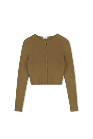 Point Knit Cropped Cardi