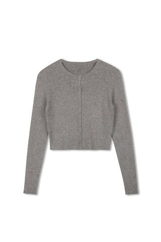 Point Knit Cropped Cardi