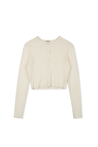 Point Knit Cropped Cardi