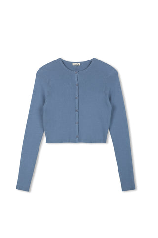 Point Knit Cropped Cardi
