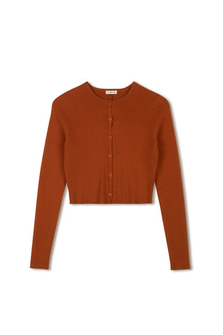 Point Knit Cropped Cardi