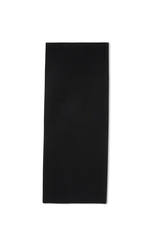point straight knit skirt - BLACK