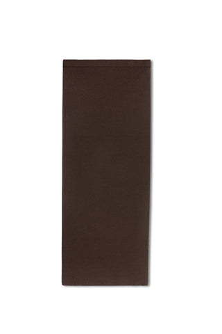 point straight knit skirt - CHOCOLATE