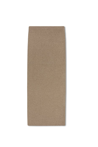 point straight knit skirt - NEW TAUPE MELANGE