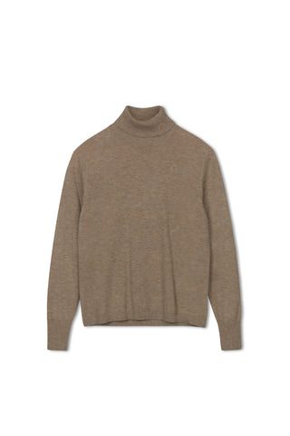 point classic turtleneck sweater - BERRY WINE